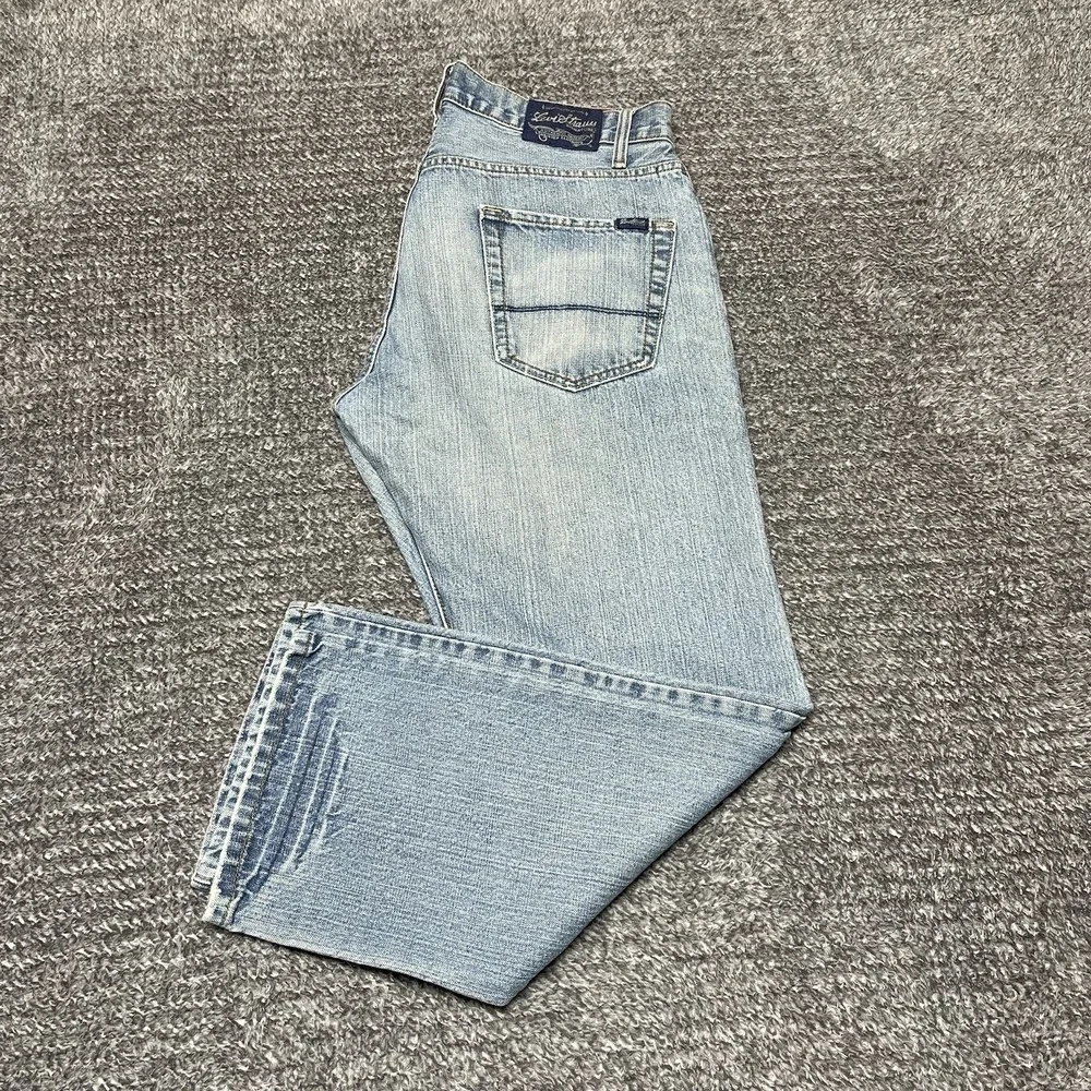 Vintage‎ Levis Signature Low Straight Jeans Mens 32x30 Blue Button Fly Y2K '06